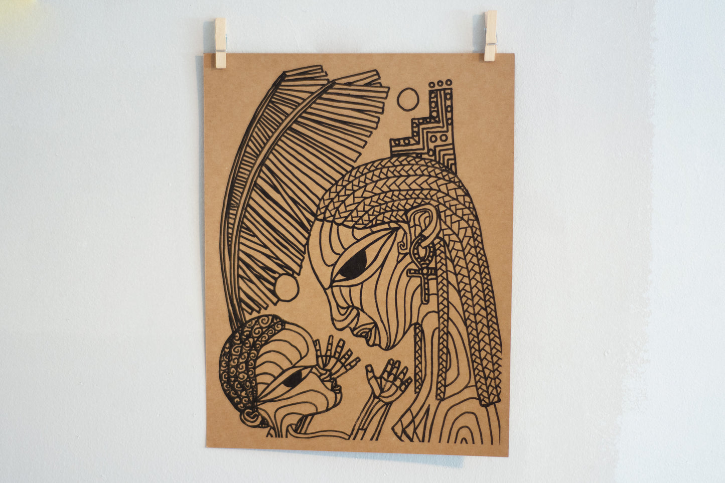 Auset & Heru Print 8.5" x 11"