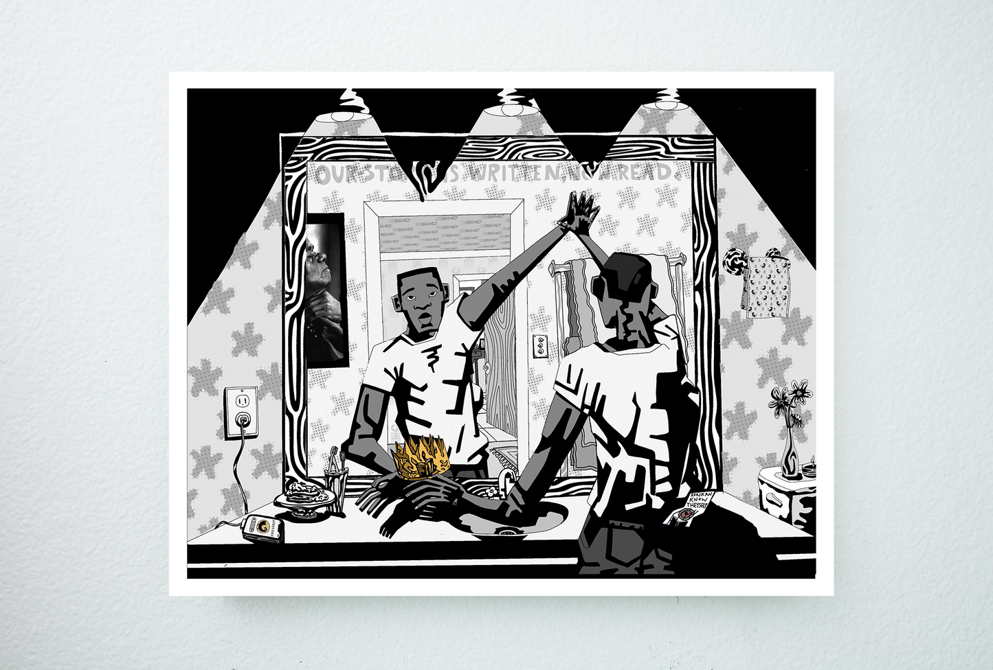 Friend in the Mirror Print 8.5" x 11"