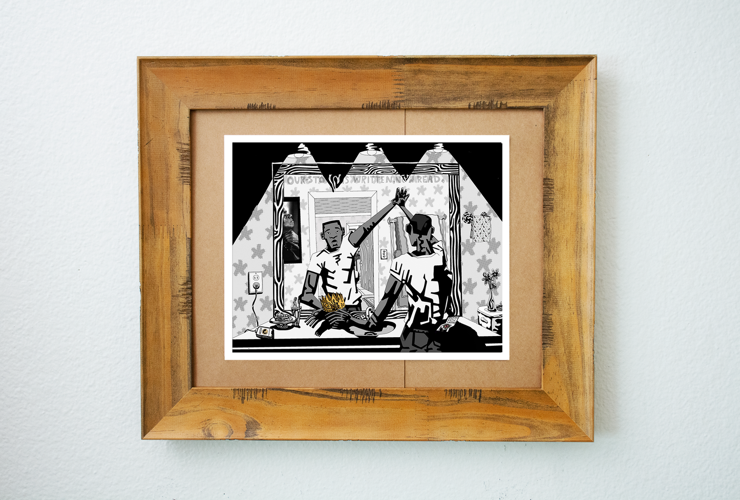 Friend in the Mirror Print 8.5" x 11"