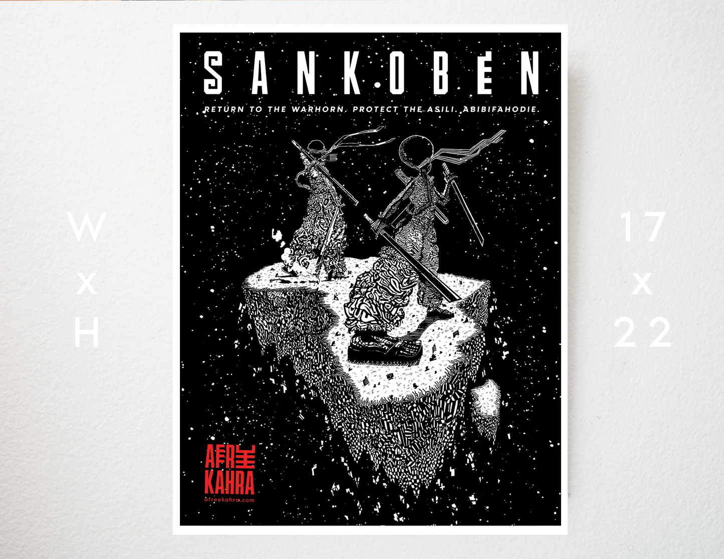 Sankoben Print 17" x 22"